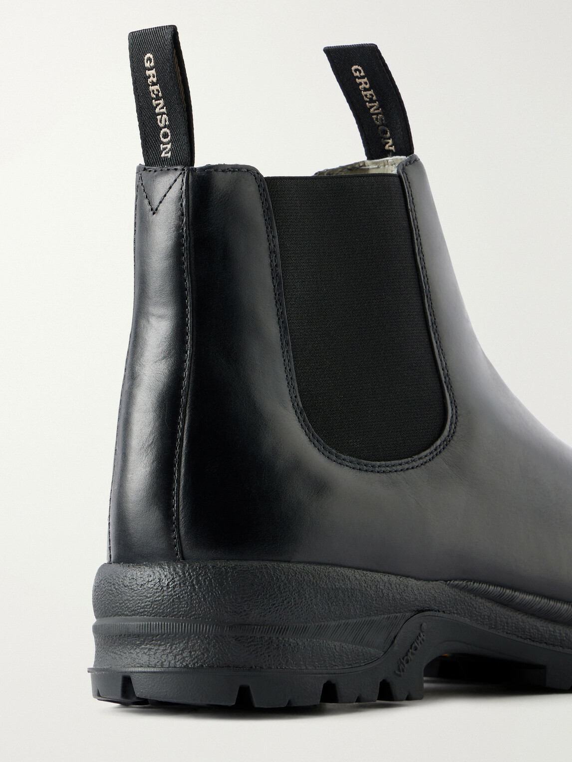 Grenson - Sneaker 94 Vegetable-Tanned Leather Chelsea Boots - Black