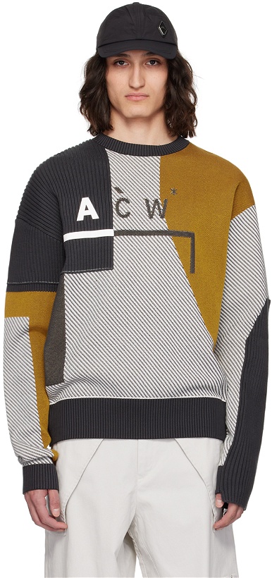 Photo: A-COLD-WALL* Multicolor Paneled Sweater