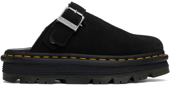 Photo: Dr. Martens Black ZebZag Mules