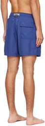 Palm Angels Blue Vilebrequin Edition Swim Shorts