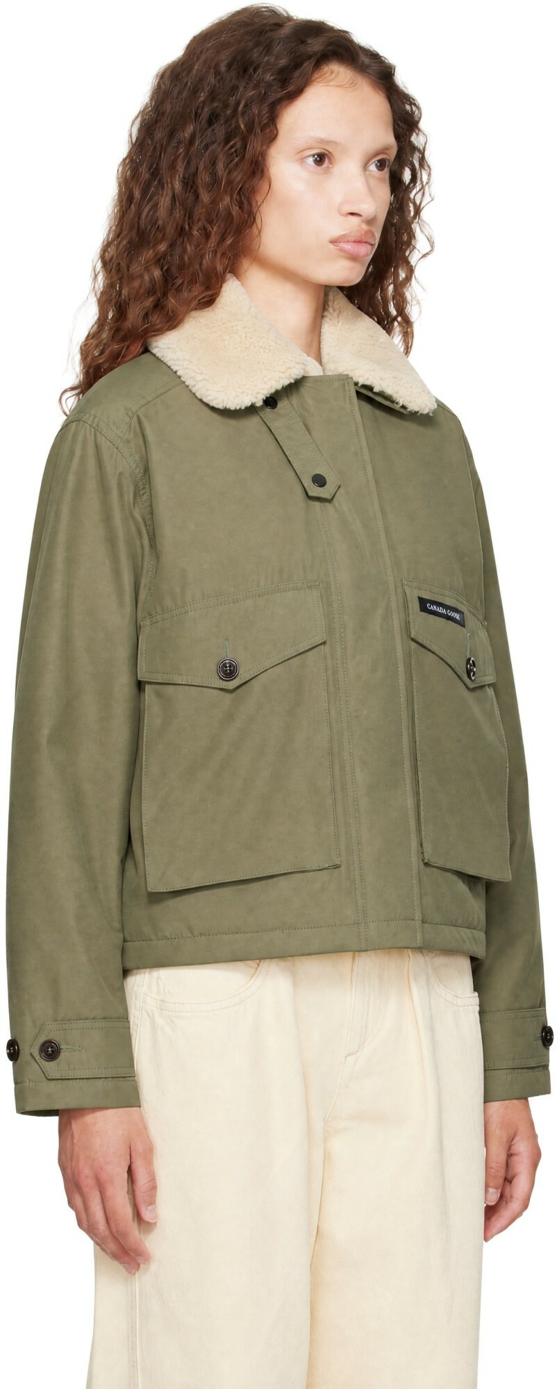 Canada Goose Khaki Scout Down Jacket