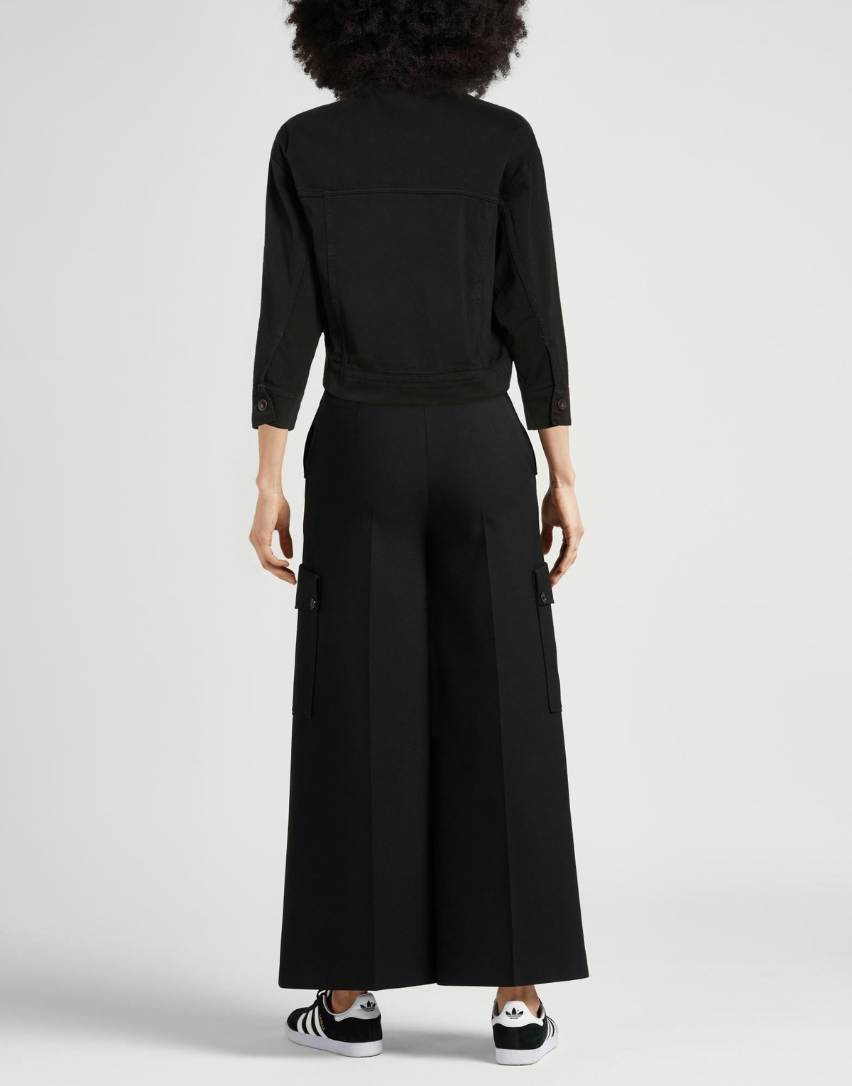 Shoe Womens Denim outerwear in Black