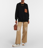 Loewe Anagram pocket wool sweater