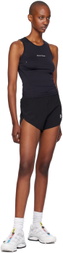 District Vision Black 3in Split Sport Shorts