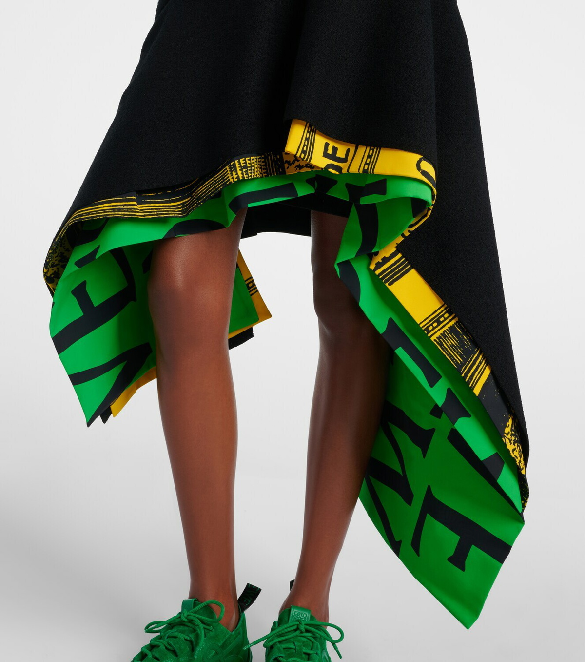 Loewe Asymmetric midi dress