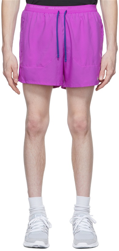 Photo: Nike Purple Dri-FIT Stride Shorts