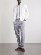 Brunello Cucinelli - Logo-Appliquéd Shell Jacket - White