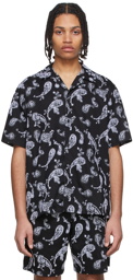 Nahmias Black Paisley Shirt