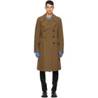 Dries Van Noten Brown Long Coat