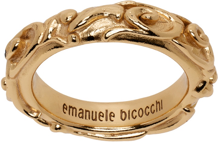Photo: Emanuele Bicocchi Gold Arabesque Band Ring