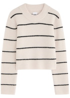 Day Birger ET Mikkelsen Gaby Striped Brushed-knit Jumper Off White