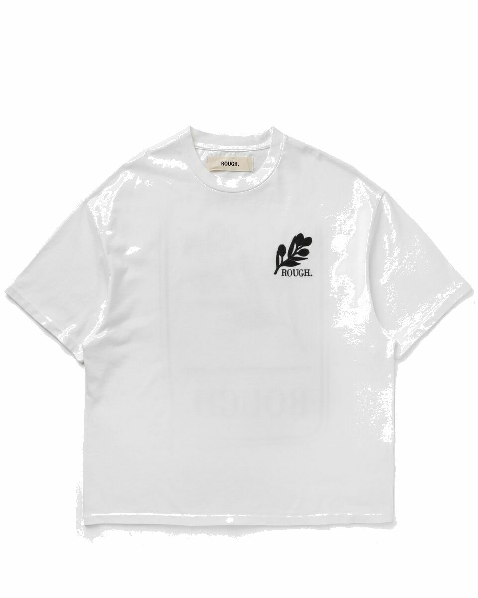 Photo: Rough. Vintage Emblem Tee White - Mens - Shortsleeves