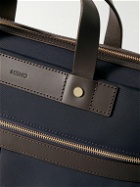 Mismo - M/S Office Leather-Trimmed Recycled-Shell Briefcase