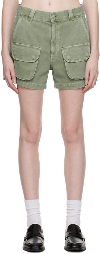 Photo: AGOLDE Green Vida Shorts