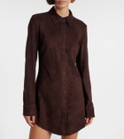 Stouls Geraldine suede shirt dress