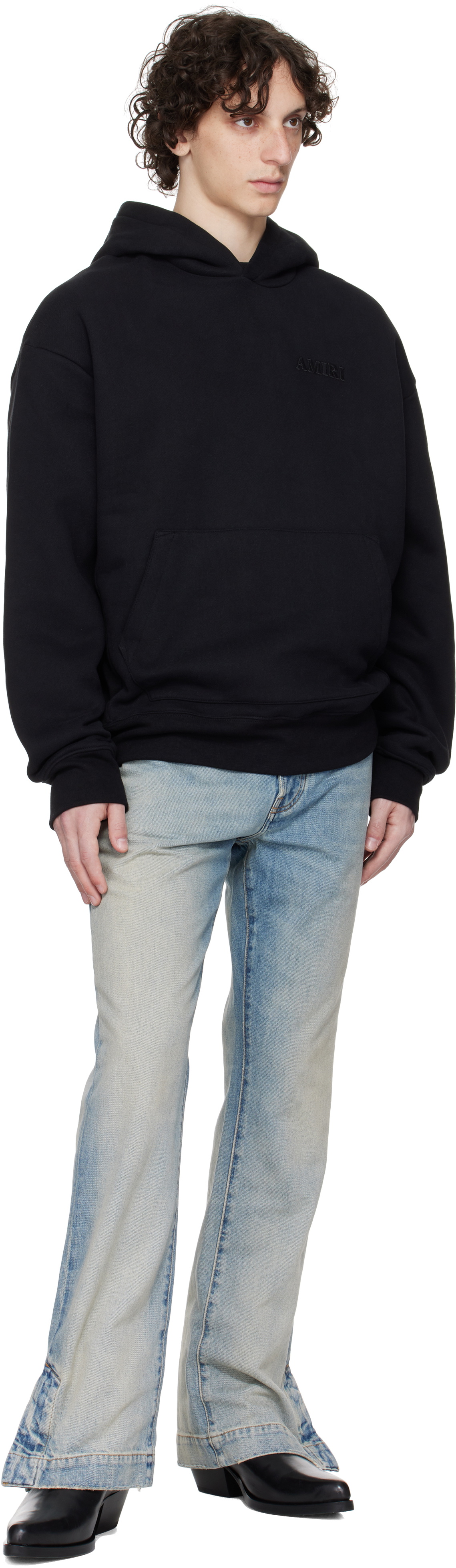 パーカー・フーディ AMIRI FW25 AMIRI OVERSIZED HOODIE (AMJYHD1042 BLACK) org.jpg
