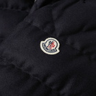 Moncler Men's Vabb Contrast Zip Hooded Down Jacket in Navy