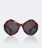 Valentino L'8 VLogo round sunglasses
