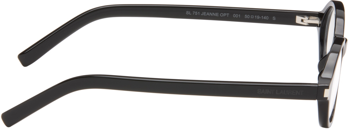 Saint Laurent Black SL 751 Jeanne Round Oval Glasses