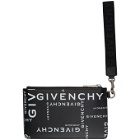Givenchy Black and White Mini Logotype Pouch