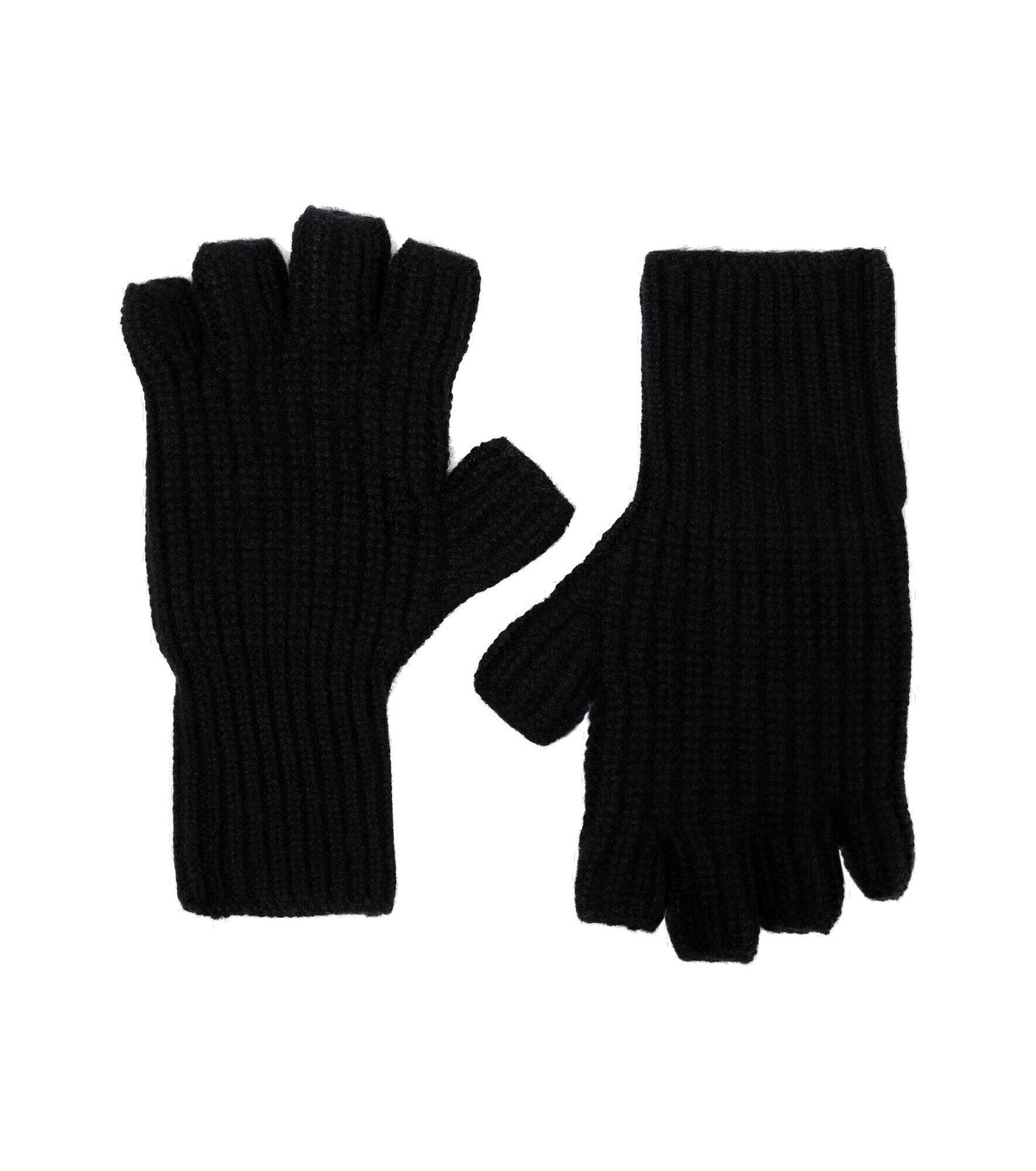 Amiri - Fingerless cashmere gloves Amiri