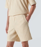 Givenchy 4G cotton-blend terry Bermuda shorts