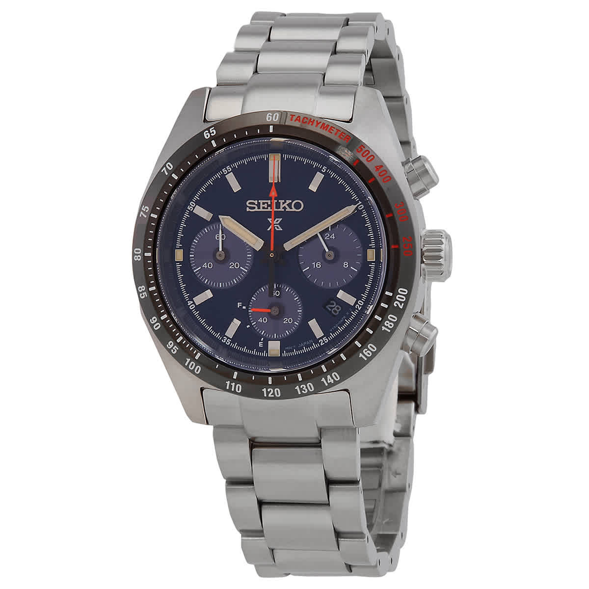Seiko Prospex Speedtimer Chronograph Blue Dial Mens Watch SSC815P1