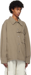 NULLUS Brown Rope Denim Jacket