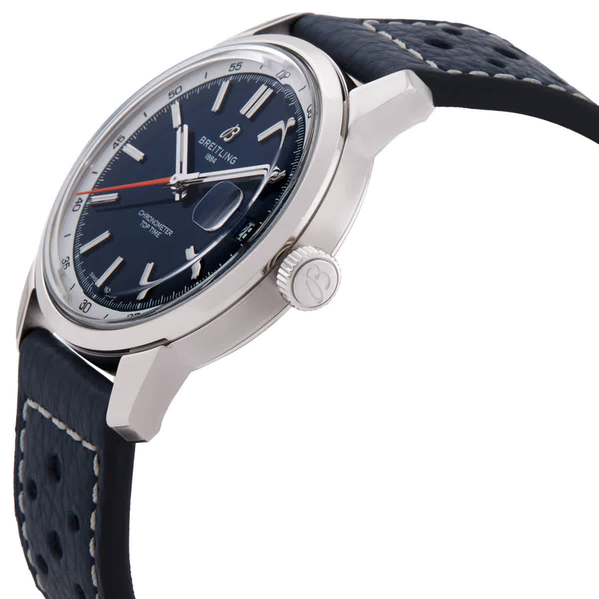 Breitling Top Time B31 Hand Wind Chronometer Blue Dial Mens Watch AB3113A71C1X1
