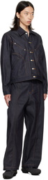 SAGE NATION Navy Jiji Denim Jacket