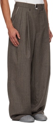 Camiel Fortgens Brown Suit Trousers
