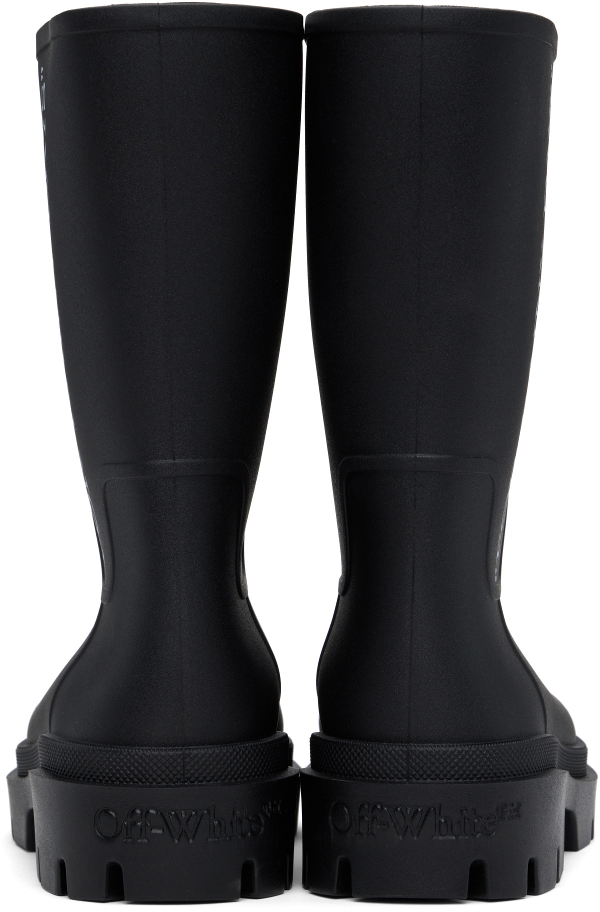 Off-White Black Reboot 'Rainy Days' Boots