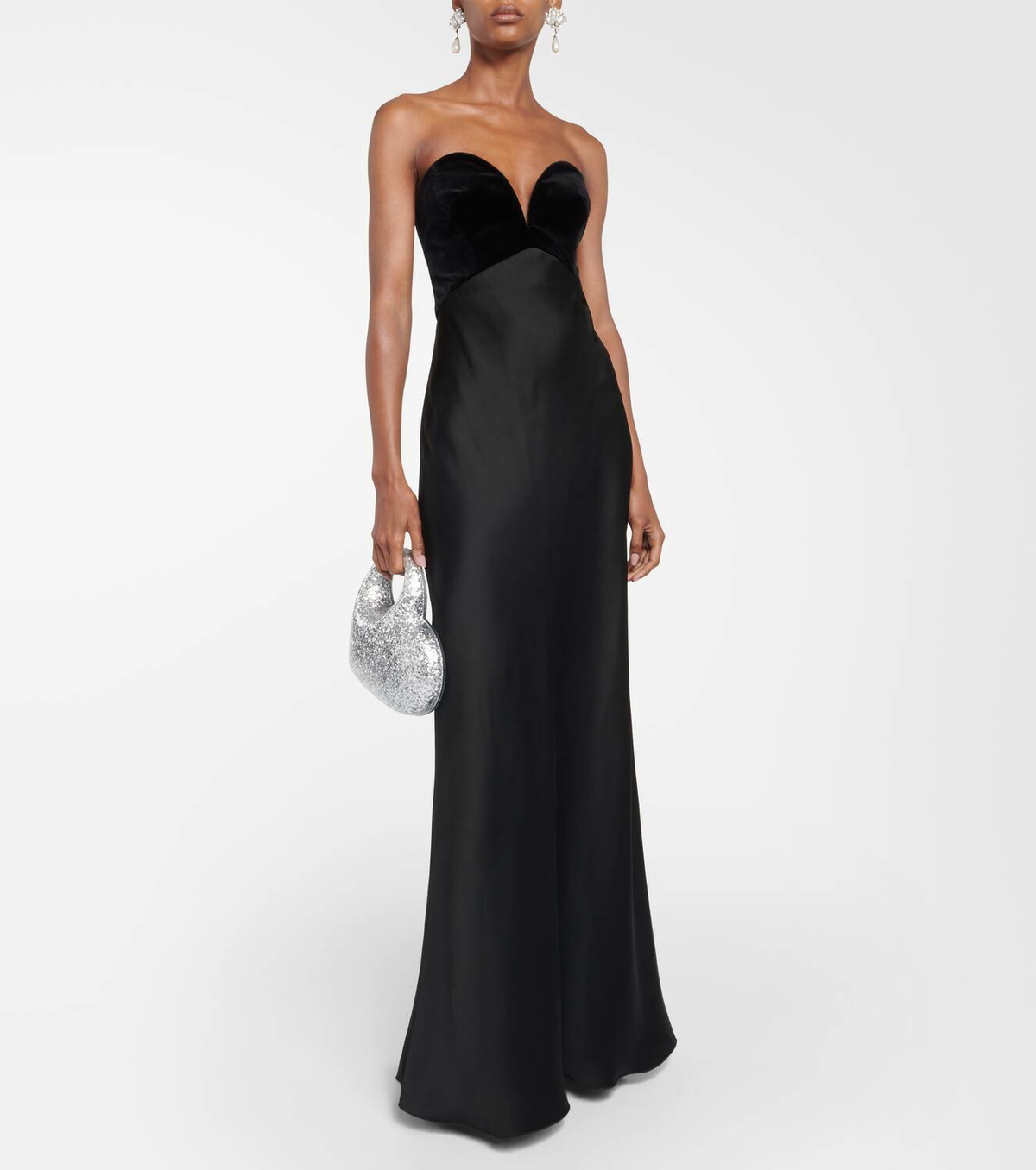 Max Mara Caldaia crêpe satin maxi dress Max Mara