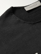 FEAR OF GOD ESSENTIALS - Logo-Appliquéd Knitted Sweater - Gray