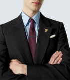 Gucci GG cotton and silk pocket square