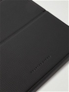 Charles Simon - Logo-Print Full-Grain Leather Travel Wallet