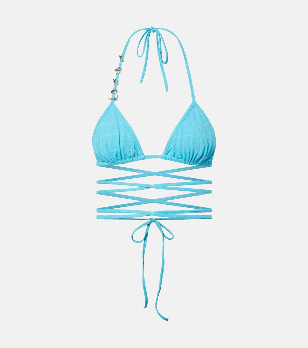 Loewe Paula's Ibiza jacquard bikini top
