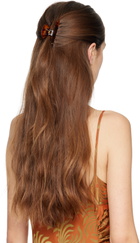 Sophie Buhai Brown Small Fan Shell Claw Hair Clip