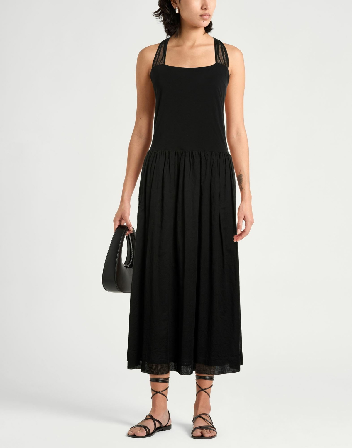 Jucca Womens Maxi dress in Black