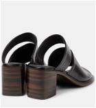 Lemaire Double Strap 55 leather mules