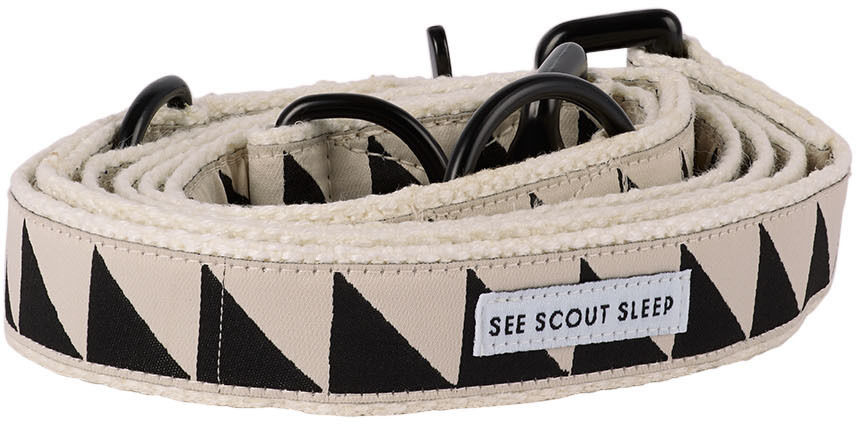 See Scout Sleep Beige & Black Nice Grill City Leash