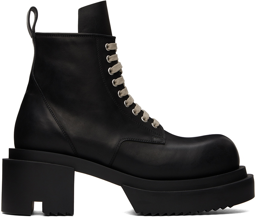 Rick Owens Black Low Army Bogun Boots Rick Owens