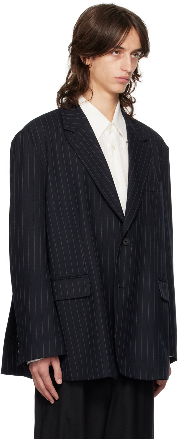 The Frankie Shop Navy Beo Blazer