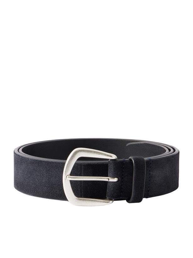 Photo: Officine Creative - 3.5cm Suede Belt - Blue