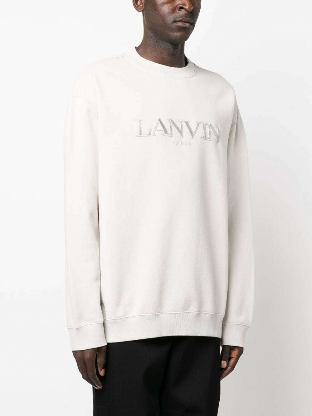 LANVIN - Logo Cotton Sweatshirt