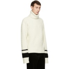 Haider Ackermann White Borago Turtleneck