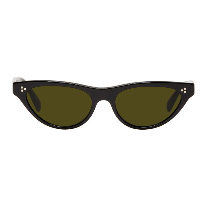 Photo: Oliver Peoples Black Zasia Cat-Eye Sunglasses