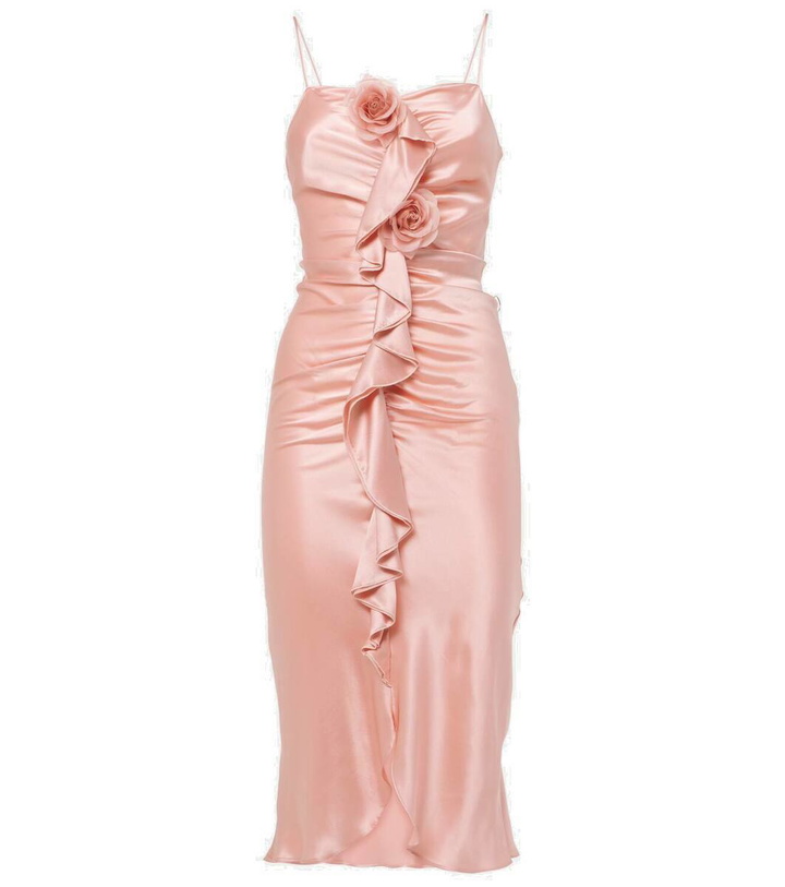 Photo: Rodarte Ruched silk crêpe midi dress