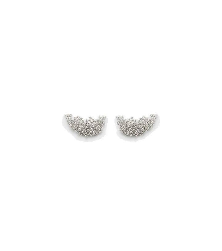 Photo: Ananya Scatter 18kt white gold earrings with diamonds