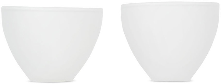 Photo: Los Objetos Decorativos White Opal Small Vase Set